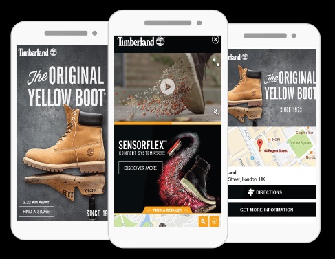 tent Gemoedsrust Verwisselbaar Timberland drives store footfall with mobile location ads - Netimperative