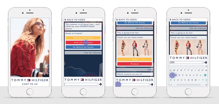 Aanstellen geld Stevig Tommy Hilfiger debuts world's first video ad chatbot - Netimperative